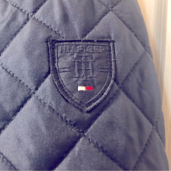 Tommy Hilfiger Navy Blue Hooded Winter Coat - Picture 12 of 16